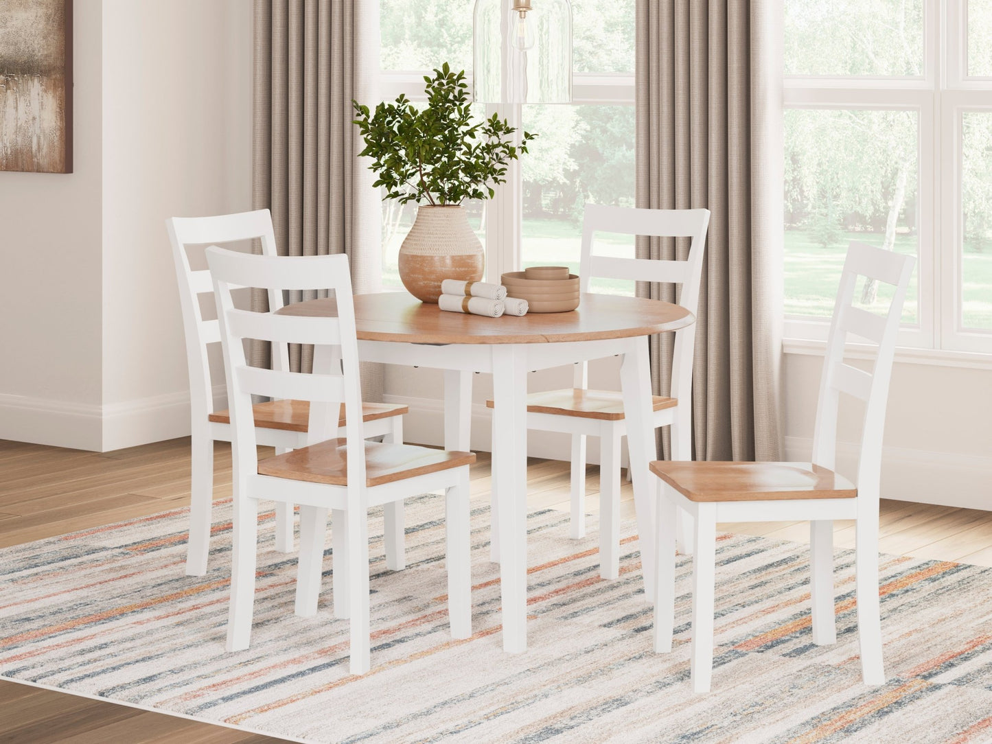 Georgina Round Table - Natural White