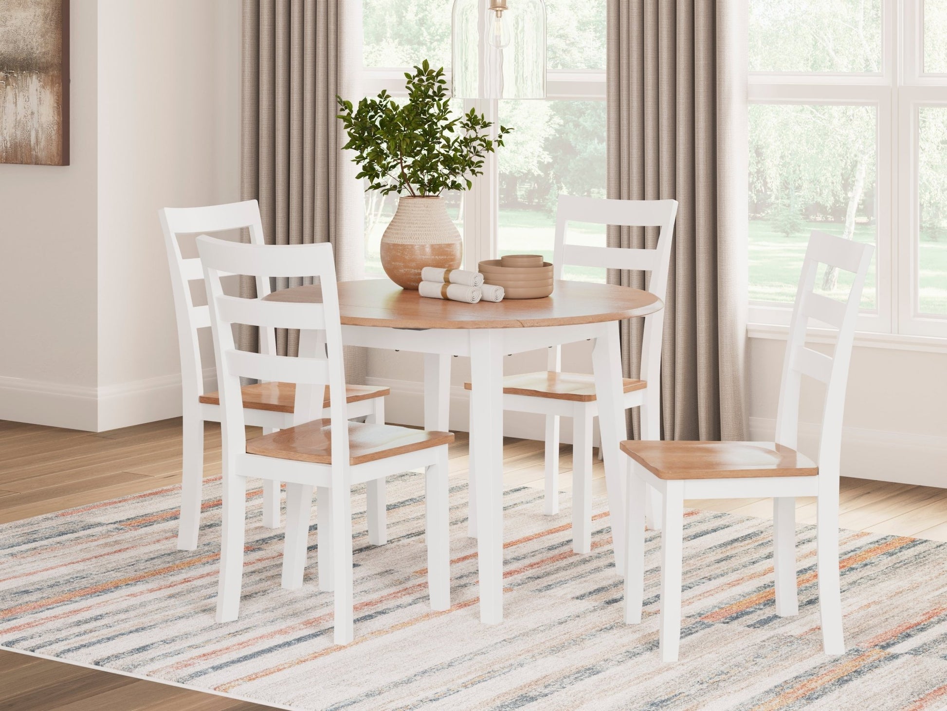 Georgina Round Table - Natural White
