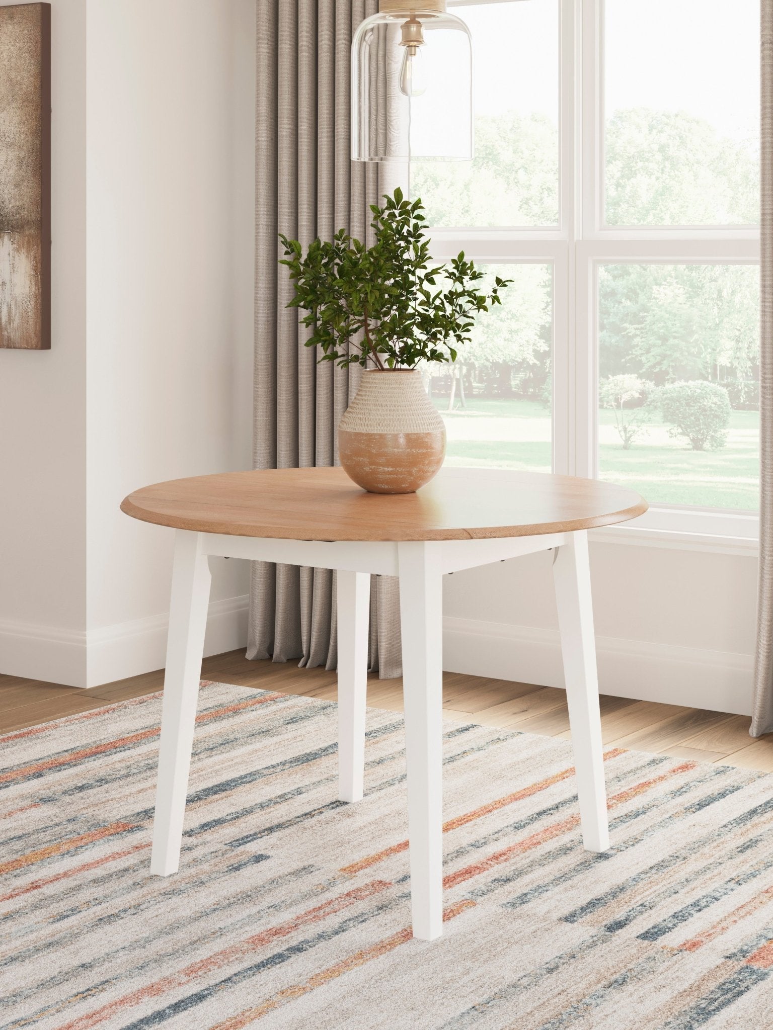 Georgina Round Table - Natural White