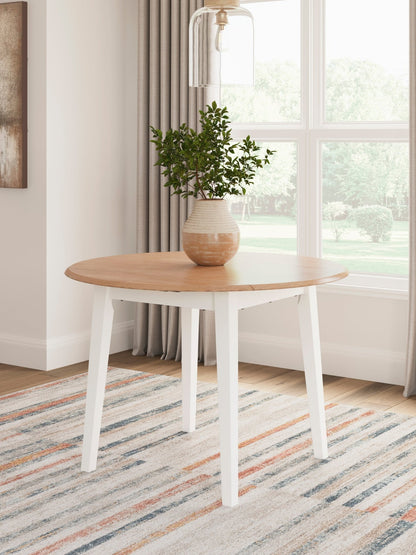 Georgina Round Table - Natural White