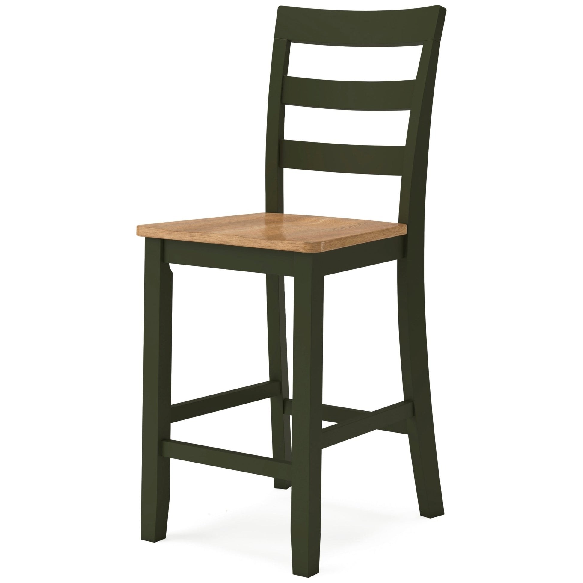Georgina Counter Stools (set of 2) - Natural Green