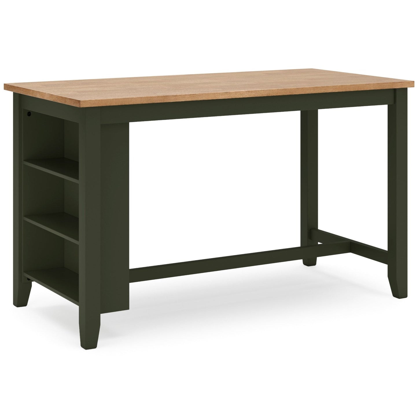 Georgina Counter Table - Natural Green