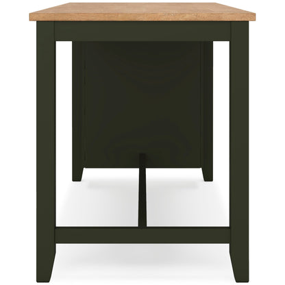 Georgina Counter Table - Natural Green