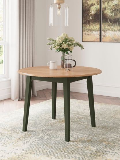 Georgina Round Table - Natural Blue