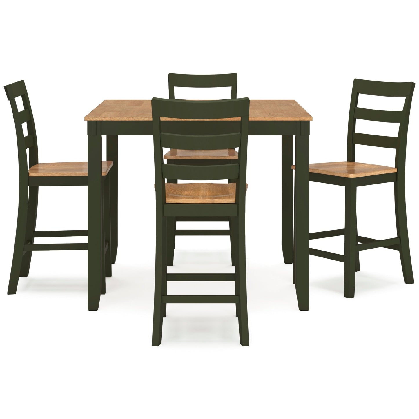 Georgina 5pc Dining Set - Natural Green