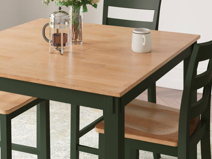 Georgina 5pc Dining Set - Natural Green