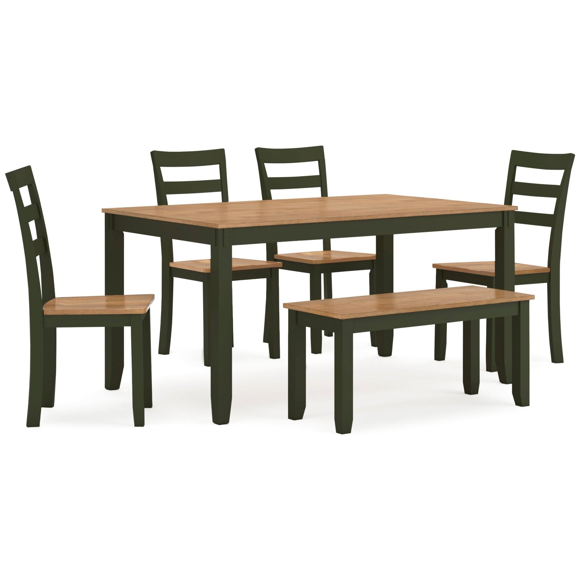 Georgina 6pc Dining Set - Natural Blue