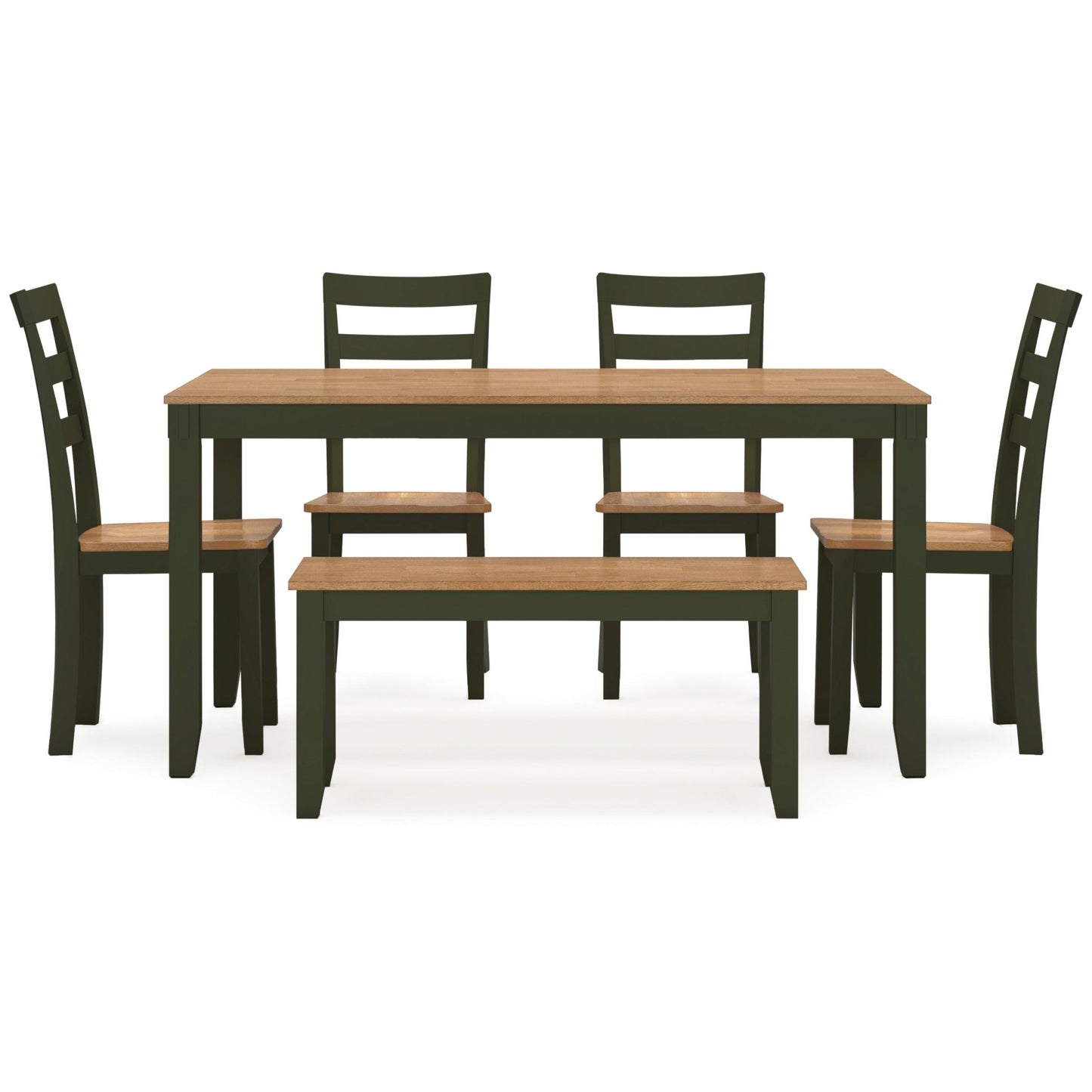 Georgina 6pc Dining Set - Natural Green