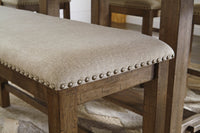 Mara Upholstered Counter Bench -