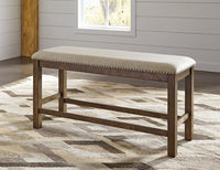 Mara Upholstered Counter Bench -
