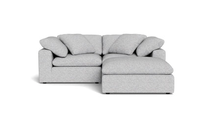 Fluffy 89" 2 Piece Sofa w/Otto - Delray Smoke