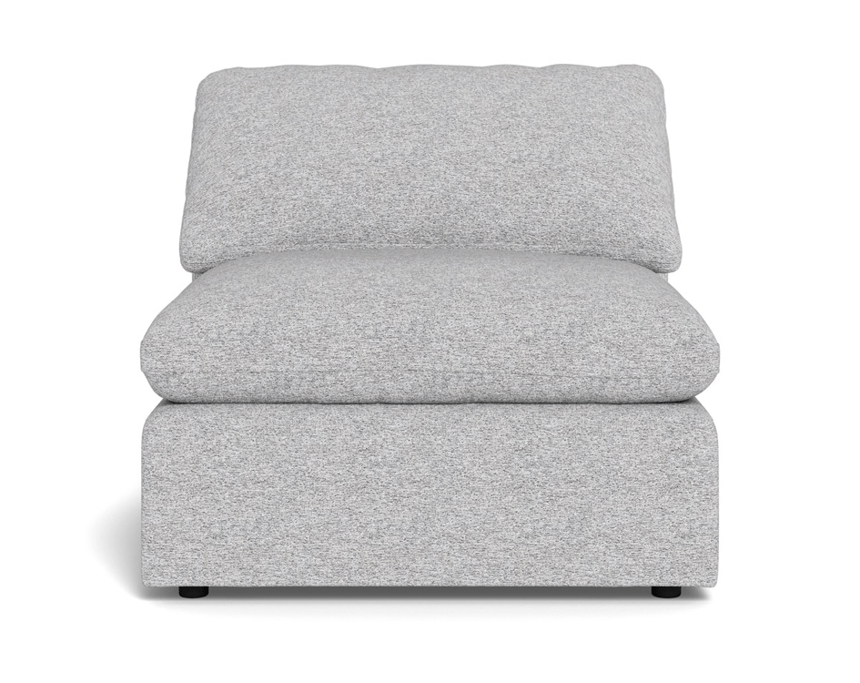 Fluffy Small Armless Chair - Curious Snow