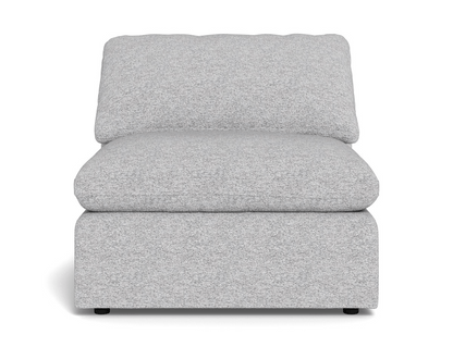 Fluffy Small Armless Chair - Curious Snow