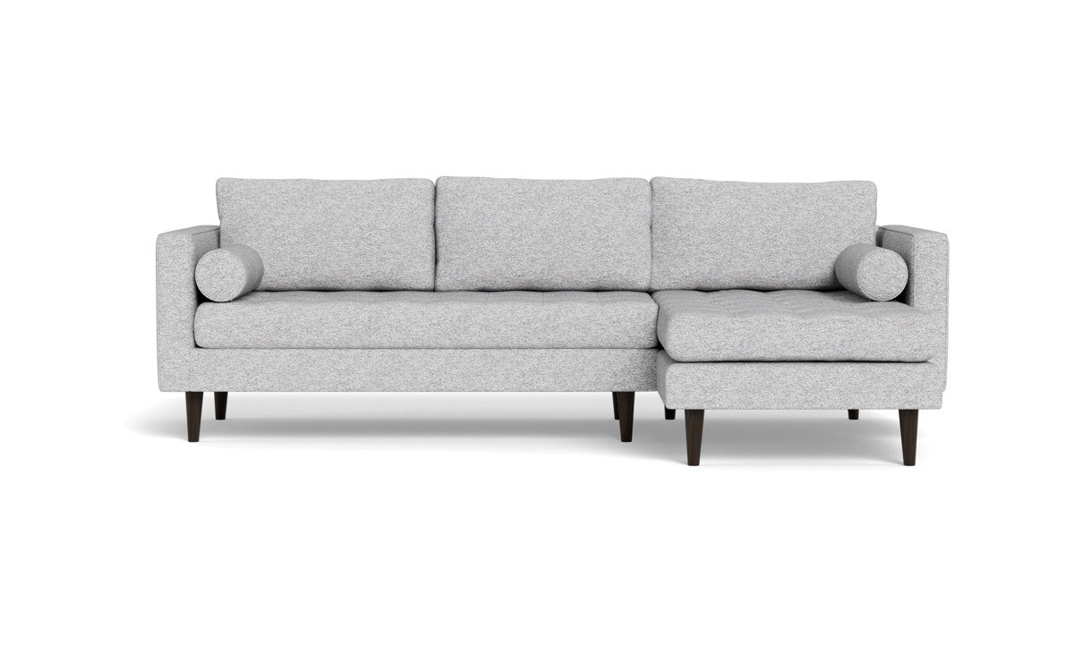Ladybird 102" Right Chaise Sectional - Delray Smoke