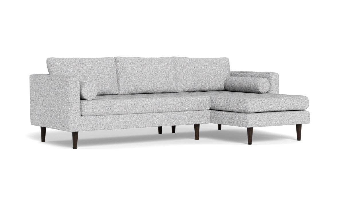 Ladybird 102" Right Chaise Sectional - Delray Smoke