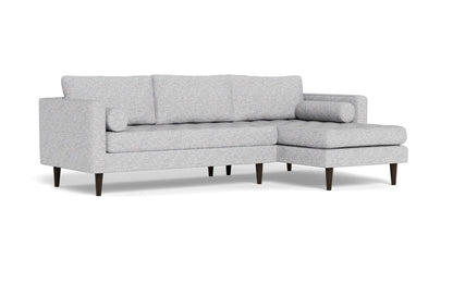 Ladybird 102" Right Chaise Sectional - Delray Smoke
