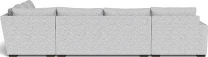Mesa 156" Corner Sectionals w. Left Chaise - Delray Smoke
