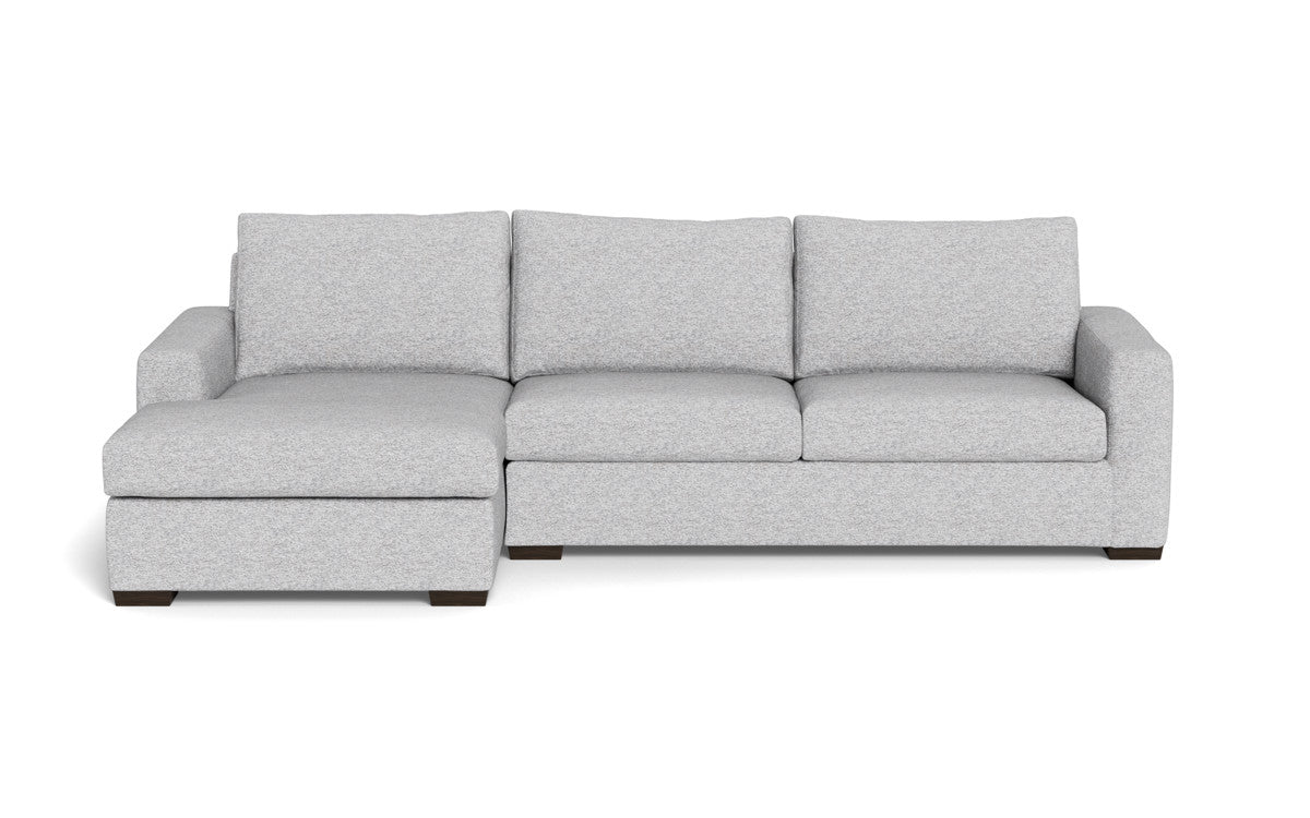 Mesa 123" Left Chaise Sectional - Delray Smoke