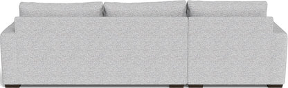 Mesa 123" Left Chaise Sectional - Delray Smoke