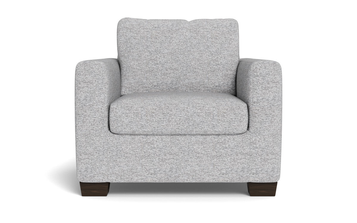 Track 36" Arm Chair - Delray Smoke