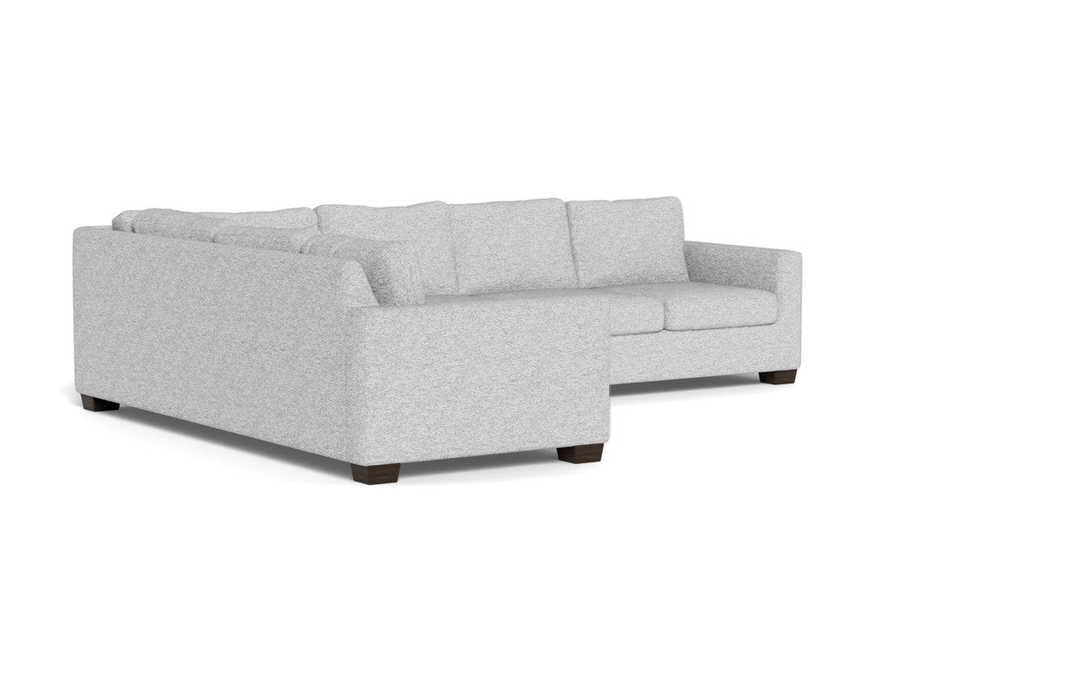 Track 121" Left Corner Sectional - Delray Smoke