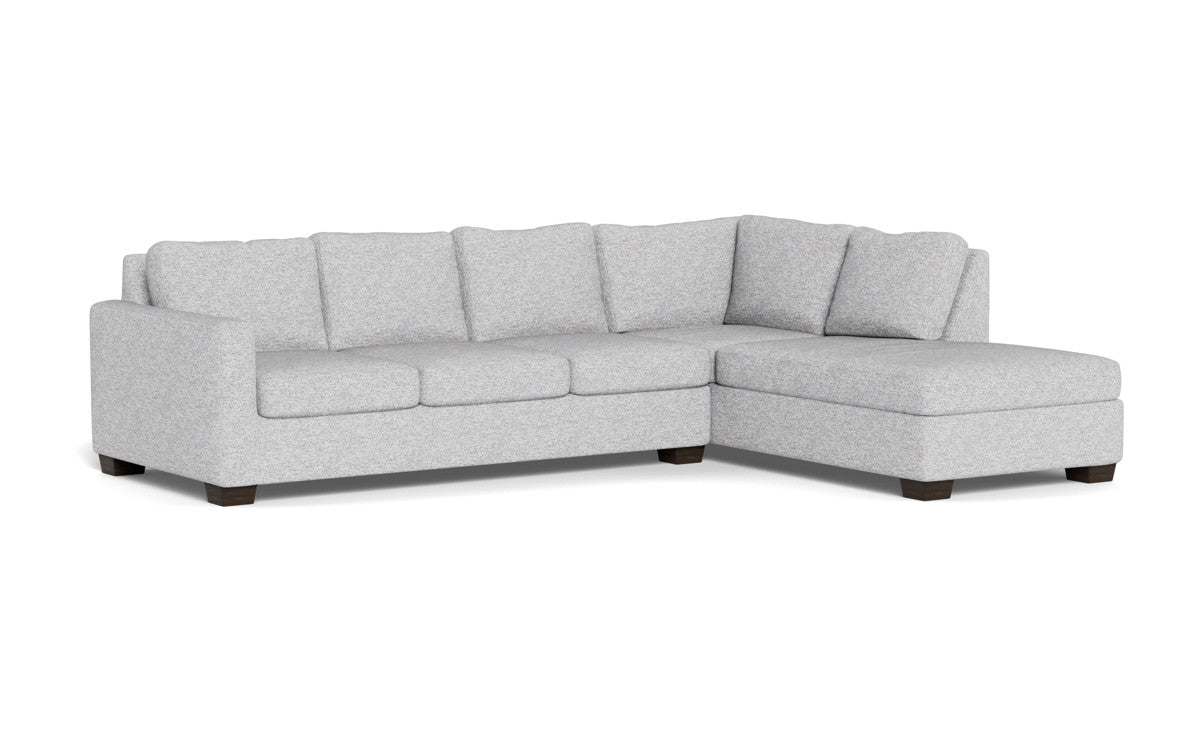Track 121" Right Chaise Sleeper Sectional - Delray Smoke