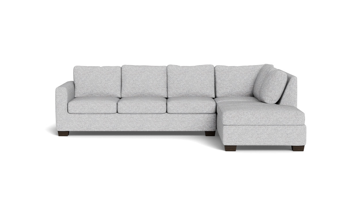 Track 121" Right Chaise Sleeper Sectional - Delray Smoke
