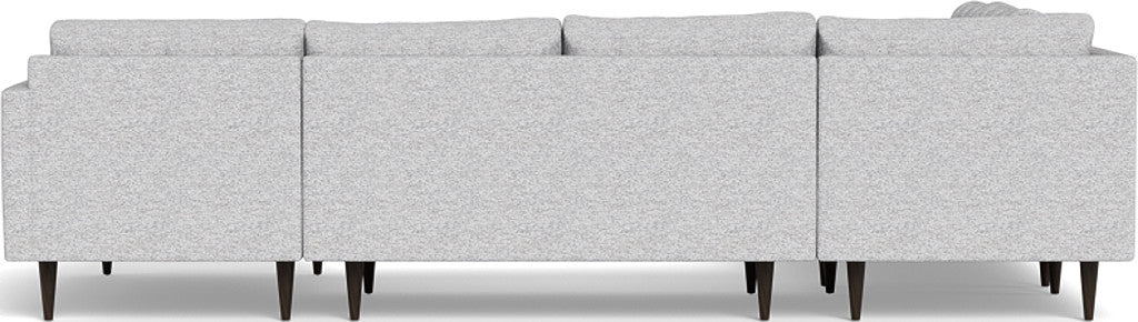 Wallace 130" Corner Sectionals w. Right Chaise - Delray Smoke