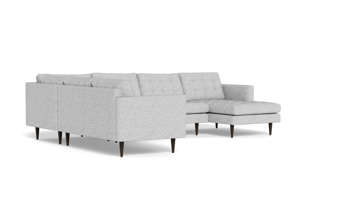 Wallace 130" Corner Sectionals w. Right Chaise - Delray Smoke