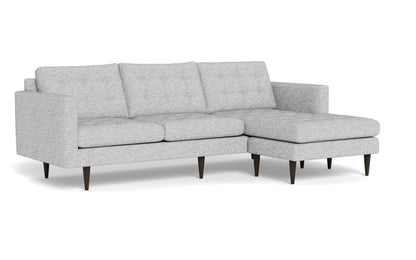 Wallace 98" Reversible Chaise Sofa - Delray Smoke