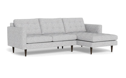 Wallace 98" Right Chaise Sectional - Delray Smoke