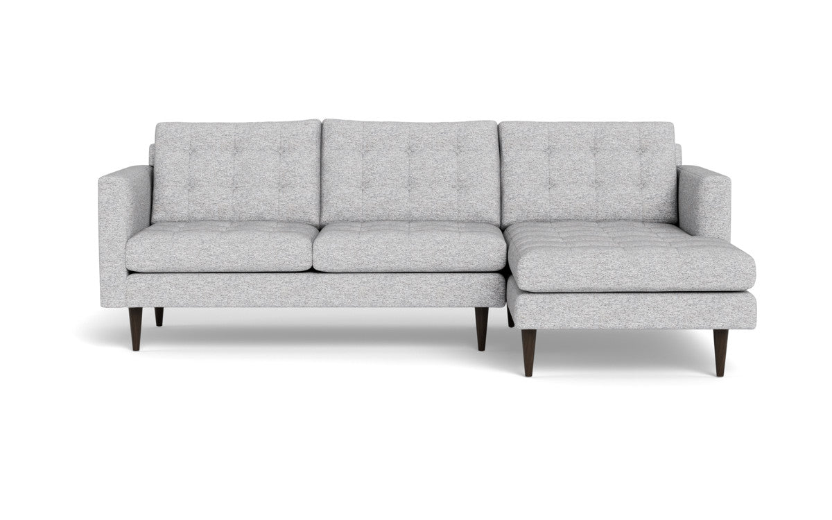 Wallace 98" Right Chaise Sectional - Delray Smoke