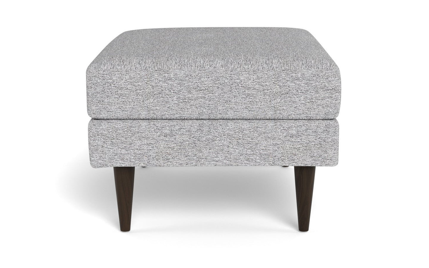 Wallace Untufted Ottoman - Curious Snow