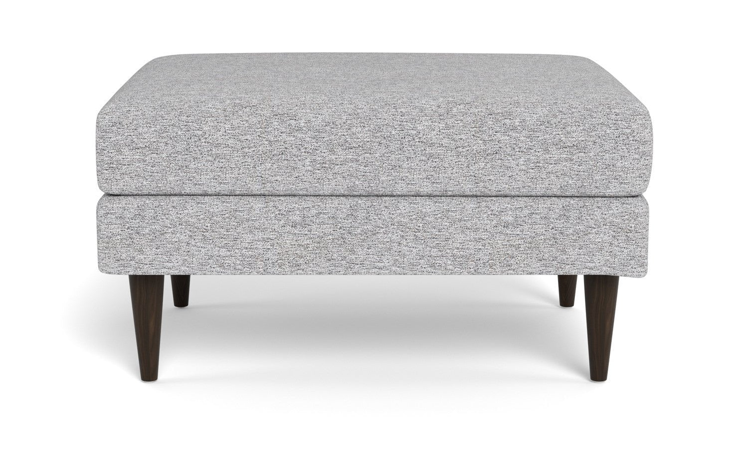 Wallace Untufted Ottoman - Delray Smoke