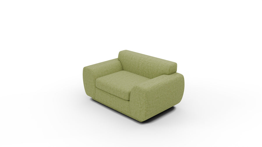 Domain 58" Arm Chair - Dream Olive