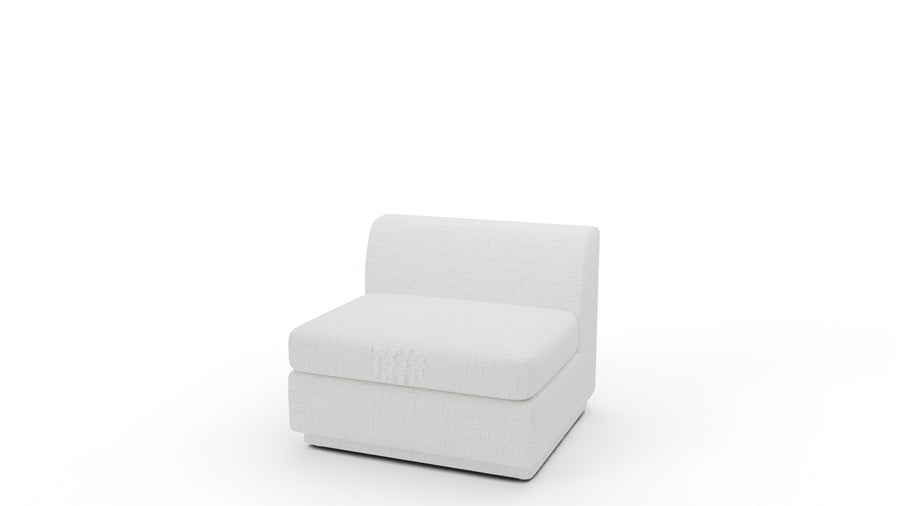 Domain Armless Chair - Curious Pearl
