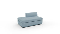 Domain LAF Bumper Chaise - Dream French Blue