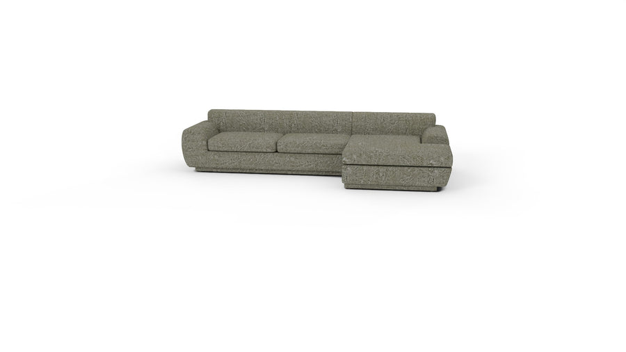 Domain 136" RAF Chaise Sectional - Peyton Navy