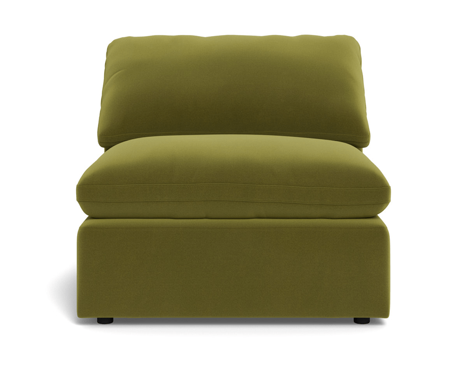 Fluffy Small Armless Chair - Dream Apple