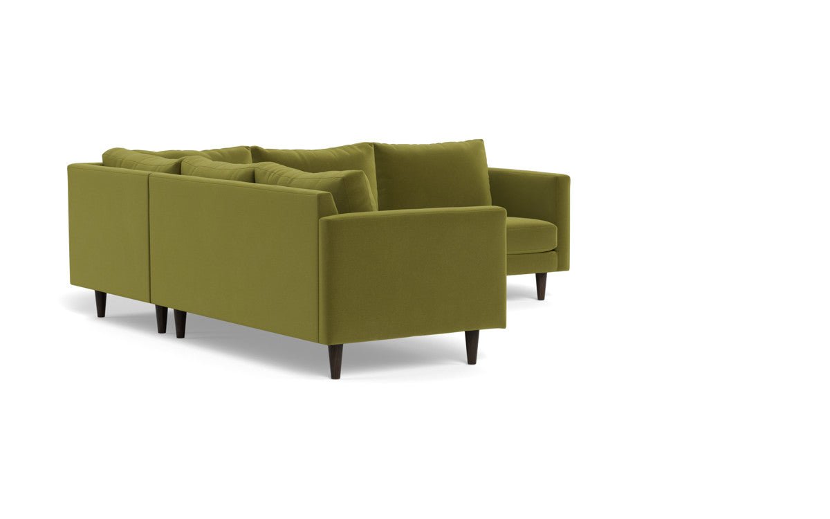 Wallace 102" Untufted Corner Sectional - Dream Apple