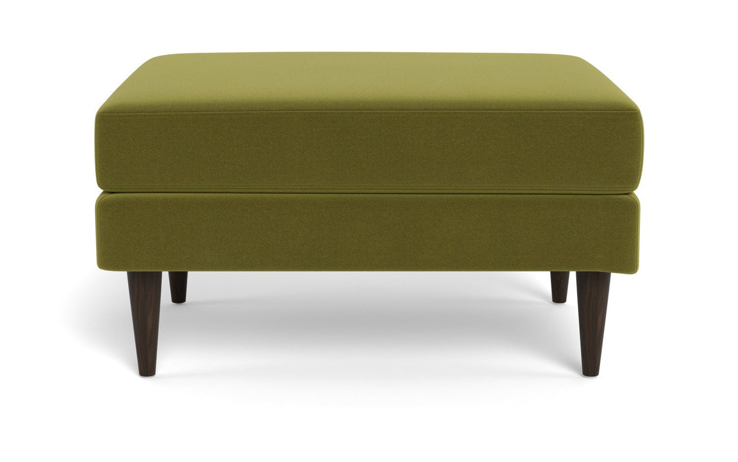 Wallace Untufted Ottoman - Dream Apple
