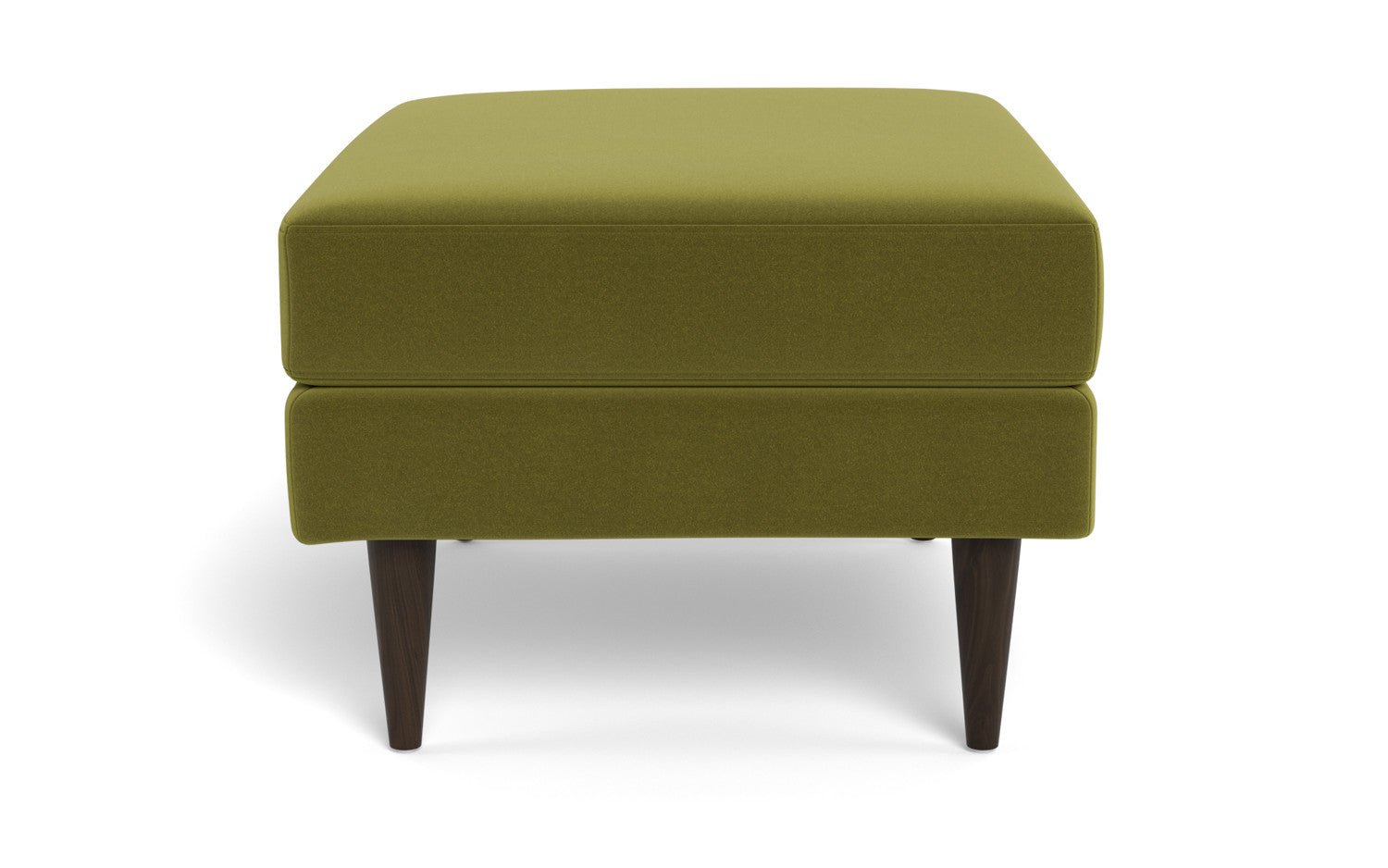 Wallace Untufted Ottoman - Delray Smoke