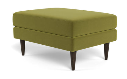 Wallace Untufted Ottoman - Dream Apple