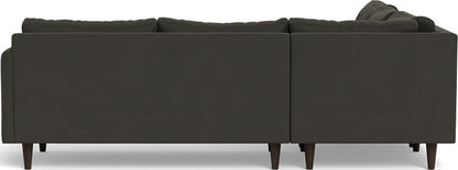 Wallace 102" Untufted Corner Sectional - Dream Chocolate