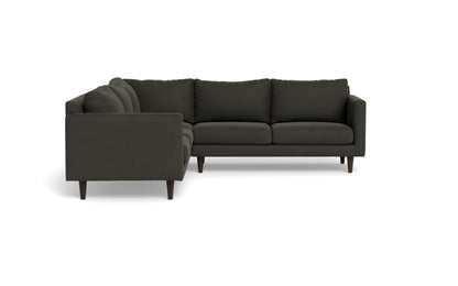 Wallace 102" Untufted Corner Sectional - Dream Chocolate