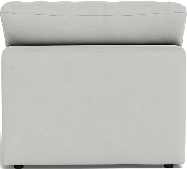 Fluffy Small Armless Chair - Dream Chocolate