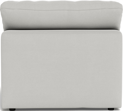 Fluffy Small Armless Chair - Dream Chocolate