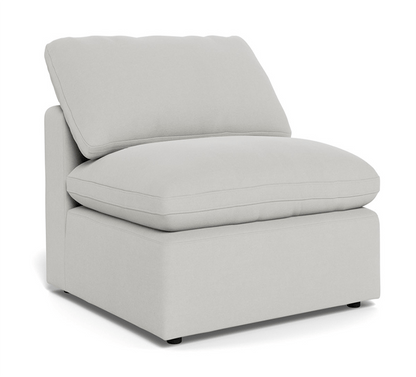 Fluffy Small Armless Chair - Dream Dove