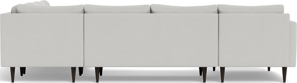 Wallace 130" Untufted Corner Sectionals w. Left Chaise - Dream Dove