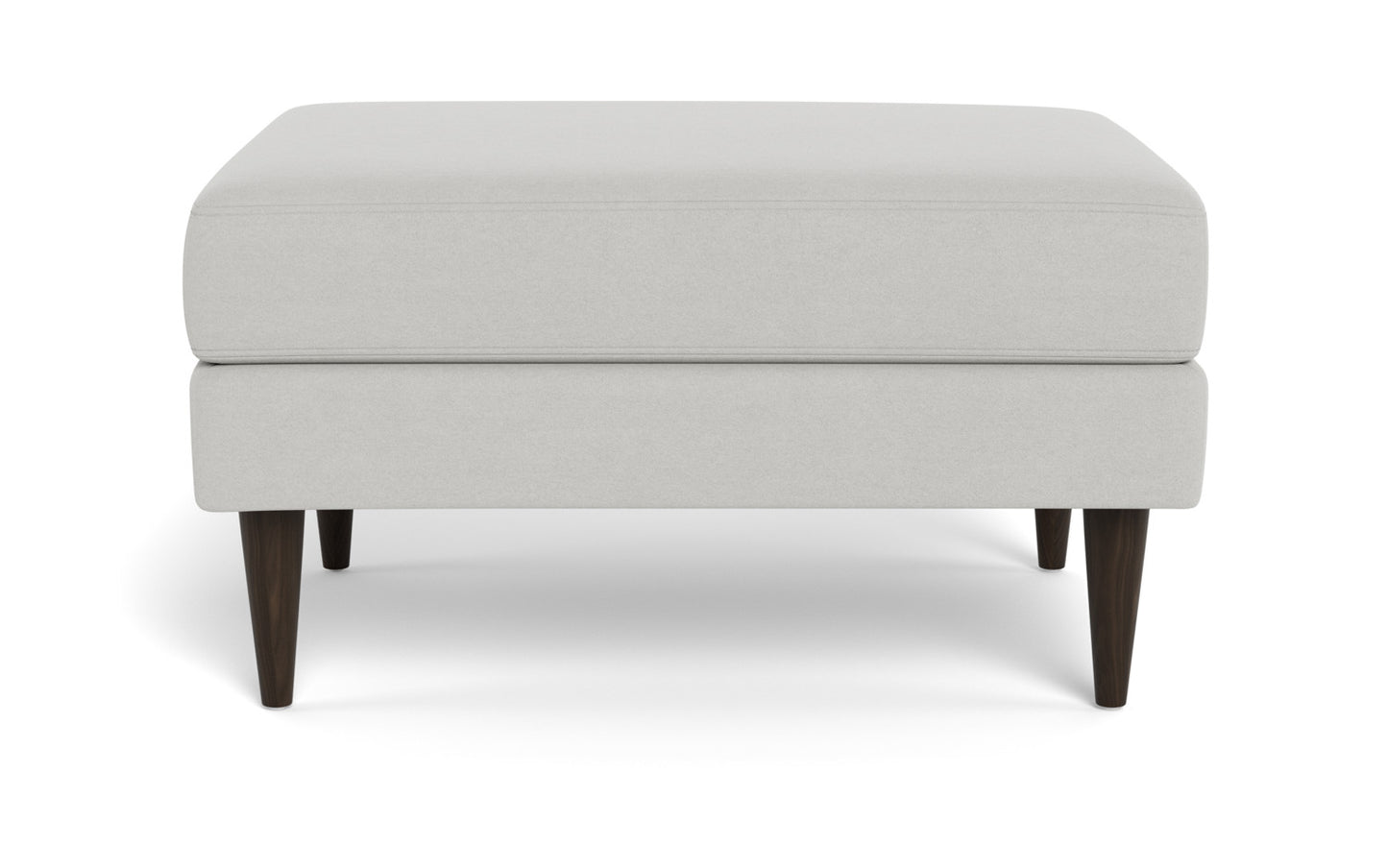 Wallace Untufted Ottoman - Dream Chocolate